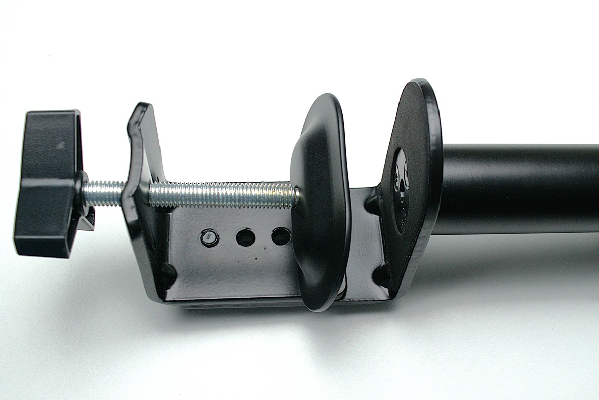 C-Clamp provision of the monitor stand