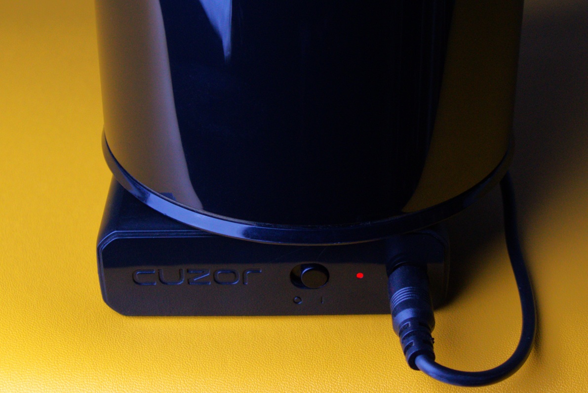 Mini UPS for router shows red power not available indicator and is still operational