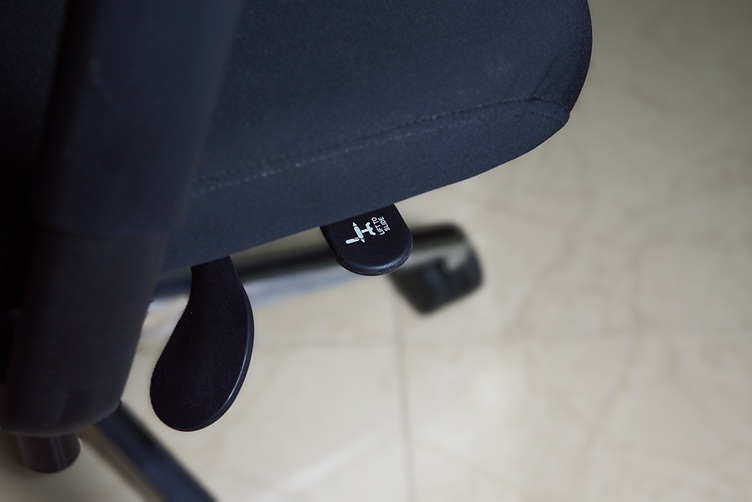 Lever controls of the office chair